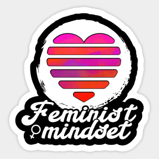 Feminist Art For Female Activists Gift Idea Sticker